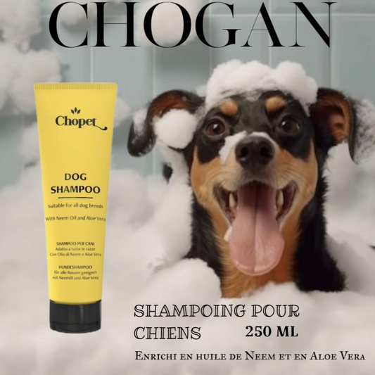 AN01B-Shampoing pour chiens Enrichi en huile de Neem et en Aloe Vera - 250 ml