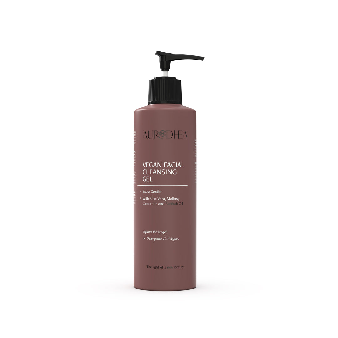 BA001-Gel nettoyant visage Végan à l’huile de Baobab pour tous types de peau