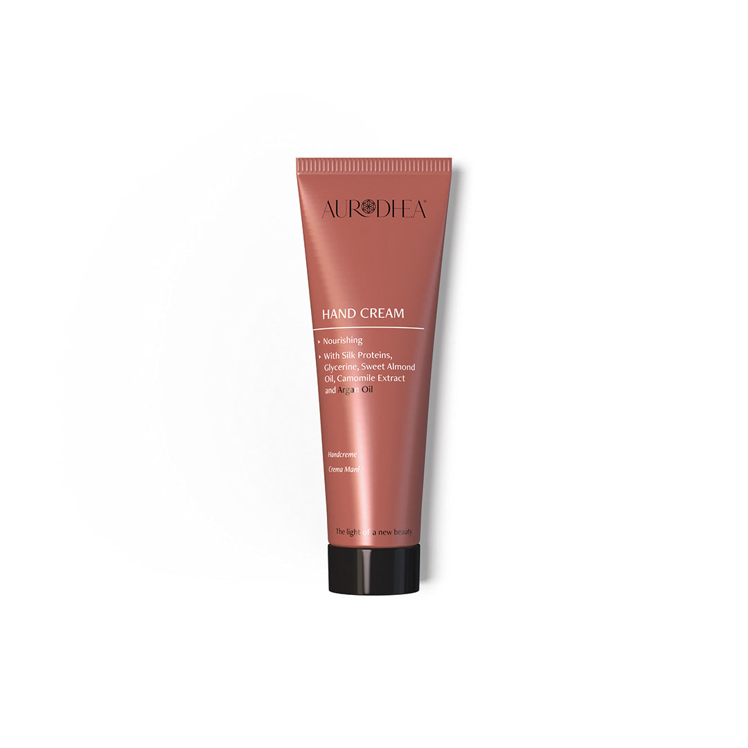 AR05B-Crème mains Bio peaux sèches à base d'huile d'Argan, protéines de Soie et Glycérine