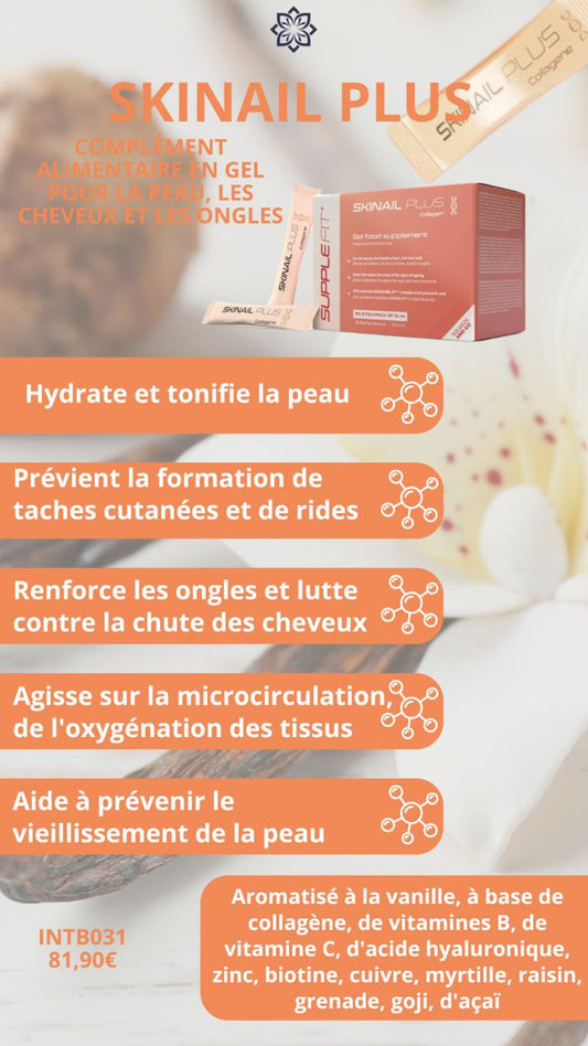 SKINAIL PLUS -Soin complet en gel pour une peau éclatante, des cheveux sains et des ongles résistants