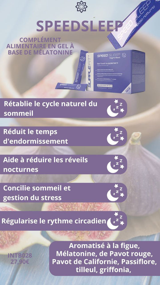 SPEEDSLEEP - Complément alimentaire : retrouvez un sommeil profond et réparateur.