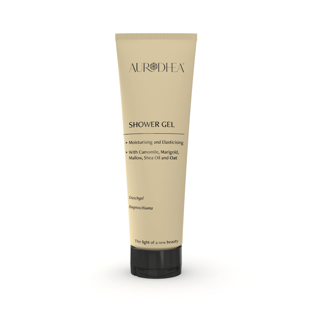 AV01B-Gel douche nourrissant pour peau sensible Enrichi en Camomille, Calendula et huile de Karité