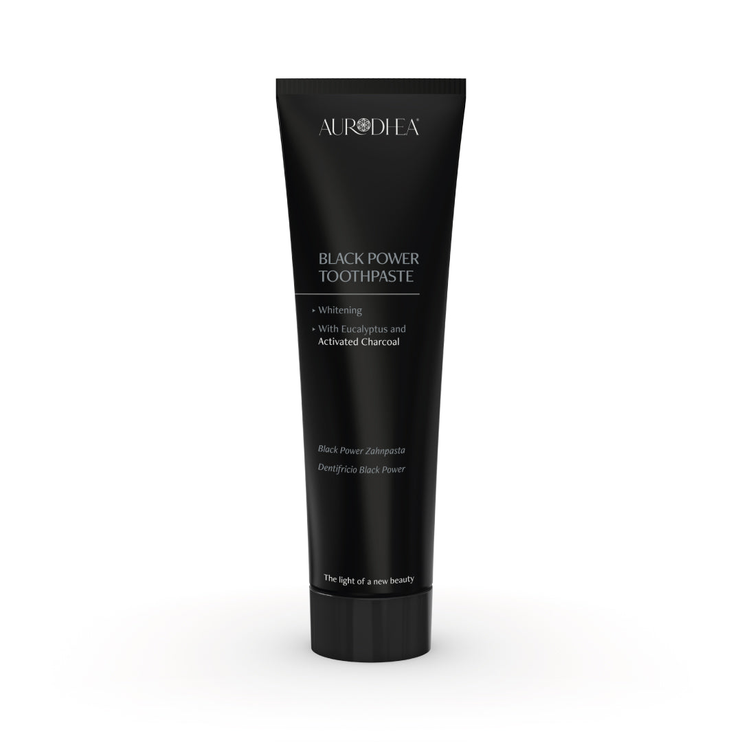 BLK01B-Dentifrice Black Power élimine les bactéries, éclaircit les taches dentaires au charbon actif