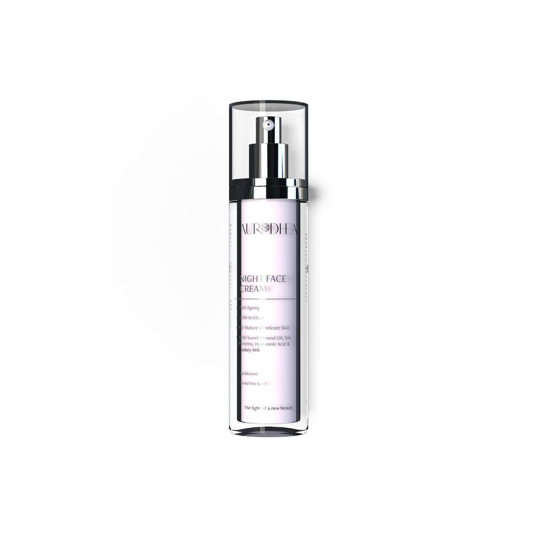 LA05B-Crème de nuit visage Anti-Âge & Réparatrice au Lait d'ânesse